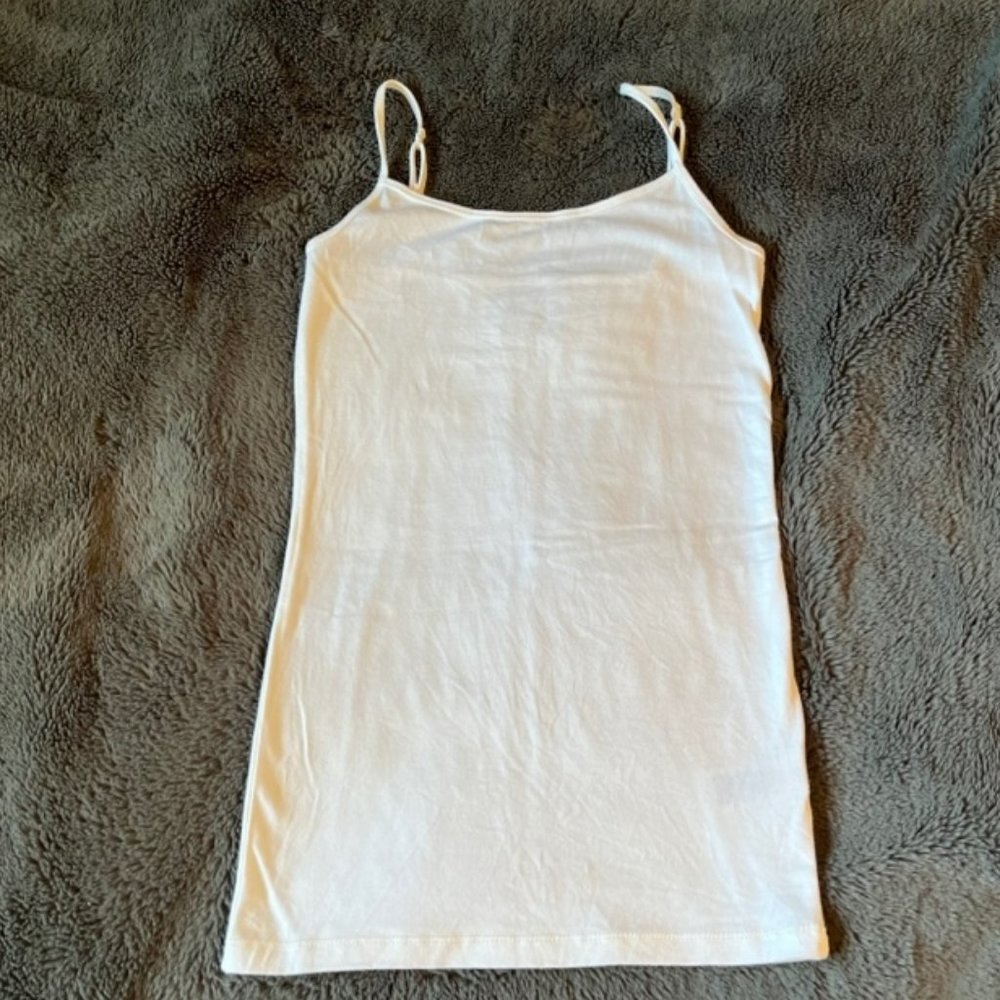 2/$30 Aeropostale Aero Favorite Cami White Ladies Size S Adjustable Straps